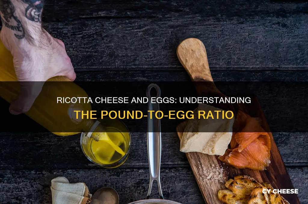 how many eggs per pound of ricotta cheese