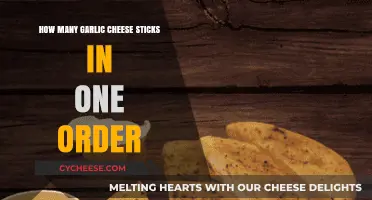 Garlic Cheese Sticks: Unveiling the Quantity in a Single Order