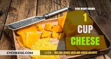 Cheese Conversion: Cup to Grams