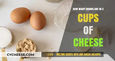 Cheese Conversion: Cups to Grams