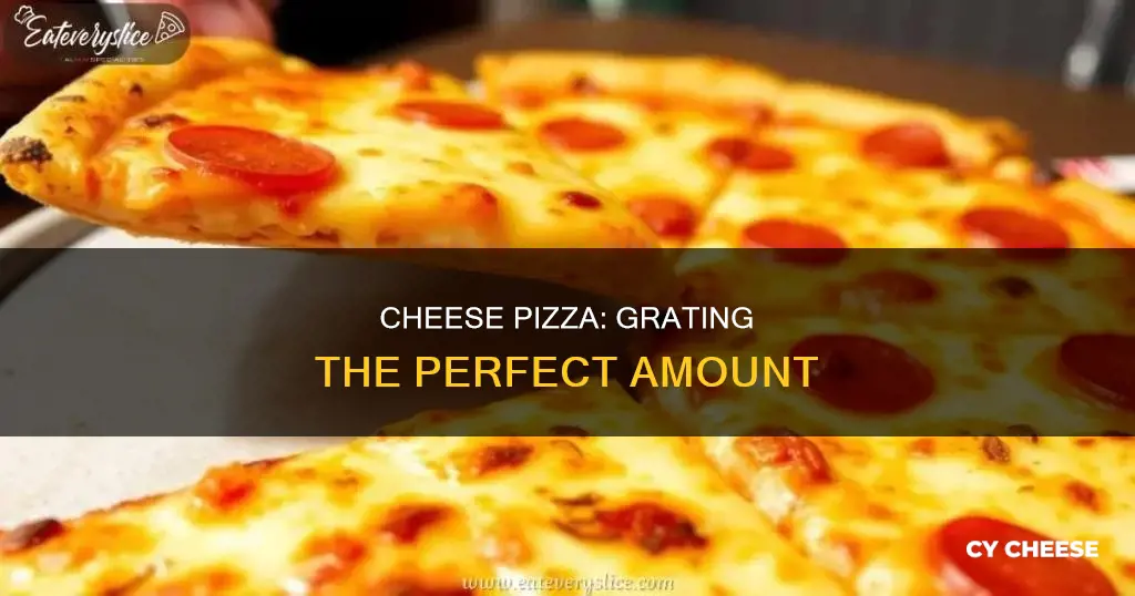 how many grams cheese on a pizza