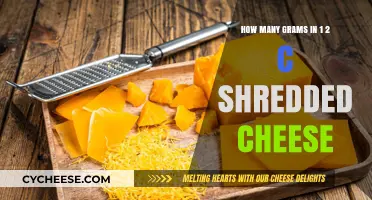 Shredded Cheese Measurement Guide: Grams in 1/2 Cup Explained