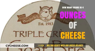 Converting Ounces to Grams: How Much is 4 Ounces of Cheese?