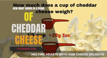 Cheddar Cheese: Unveiling the Gram-to-Pound Mystery