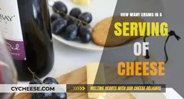 Cheese Serving Weights: How Many Grams?