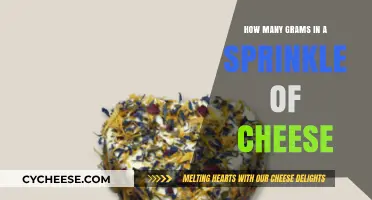 Measuring Cheese Sprinkles: How Many Grams in a Dash?