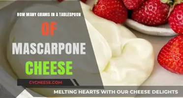 Mascarpone Cheese Measurement Guide: Grams in a Tablespoon