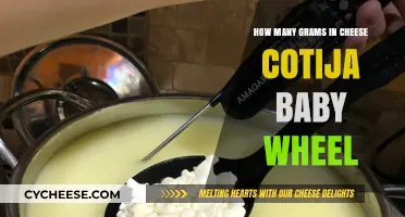 Cotija Baby Wheel Cheese: Unveiling Its Weight in Grams