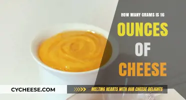 Converting Ounces to Grams: How Much is 16 Ounces of Cheese?