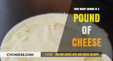 Converting Pounds to Grams: How Much is 2 Pounds of Cheese?