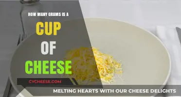 Cheese Measurements: Grams in a Cup