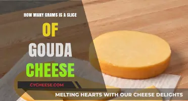 Gouda Cheese Slice Weight: How Many Grams in a Slice?
