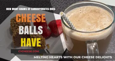 Cheese Balls Carbohydrate Content: Uncovering the Grams of Carbs