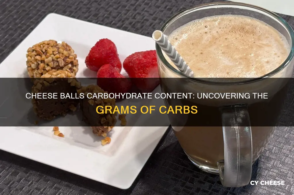 how many grams of carbohydrates does cheese balls have