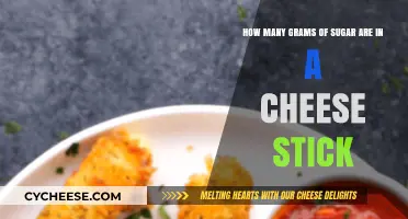 Cheese Stick Sugar Content: Unveiling the Grams in Your Snack