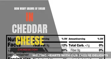 Sweet Cheddar Surprise: Unveiling Sugar's Secret in Cheese