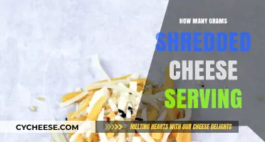 Shredded Cheese Serving: How Many Grams?
