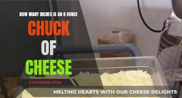 Cheese Chunks: Inches and Ounces