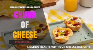 Measuring Cheese: Understanding the Size of an 8-Ounce Chunk in Inches