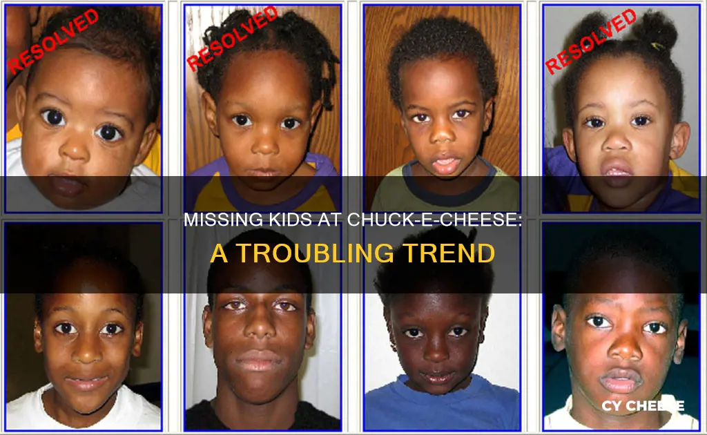 how many kids are missing in chuck-e-cheese