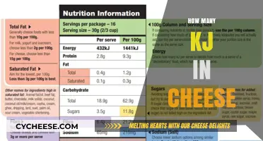 Cheese Calories Unveiled: Understanding the Kilojoule Content in Your Favorite Cheese