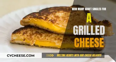 Kraft Singles Portioning for the Perfect Grilled Cheese
