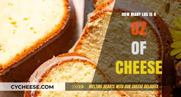 Converting Cheese Measurements: How Many Pounds is 8 Ounces?