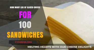 Perfect Cheese Portions: How Much Sliced Cheese for 100 Sandwiches?