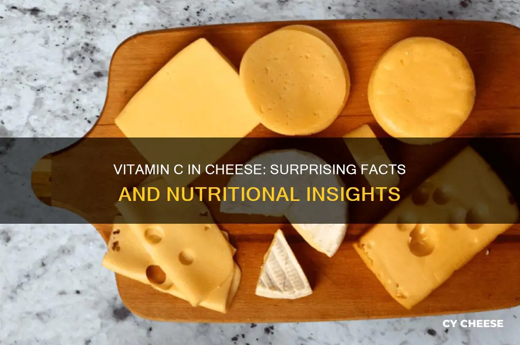 how many mg of vitamin c in cheese