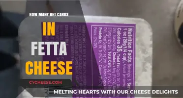 Net Carbs in Feta Cheese: What's the Count?