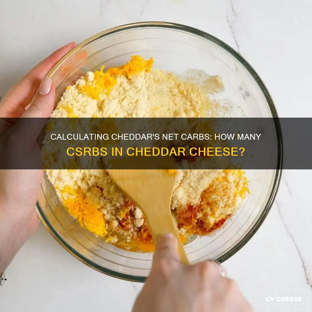 how many net csrbs cheddar cheese
