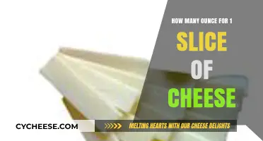 Perfect Portion Guide: Ounces in One Slice of Cheese Revealed