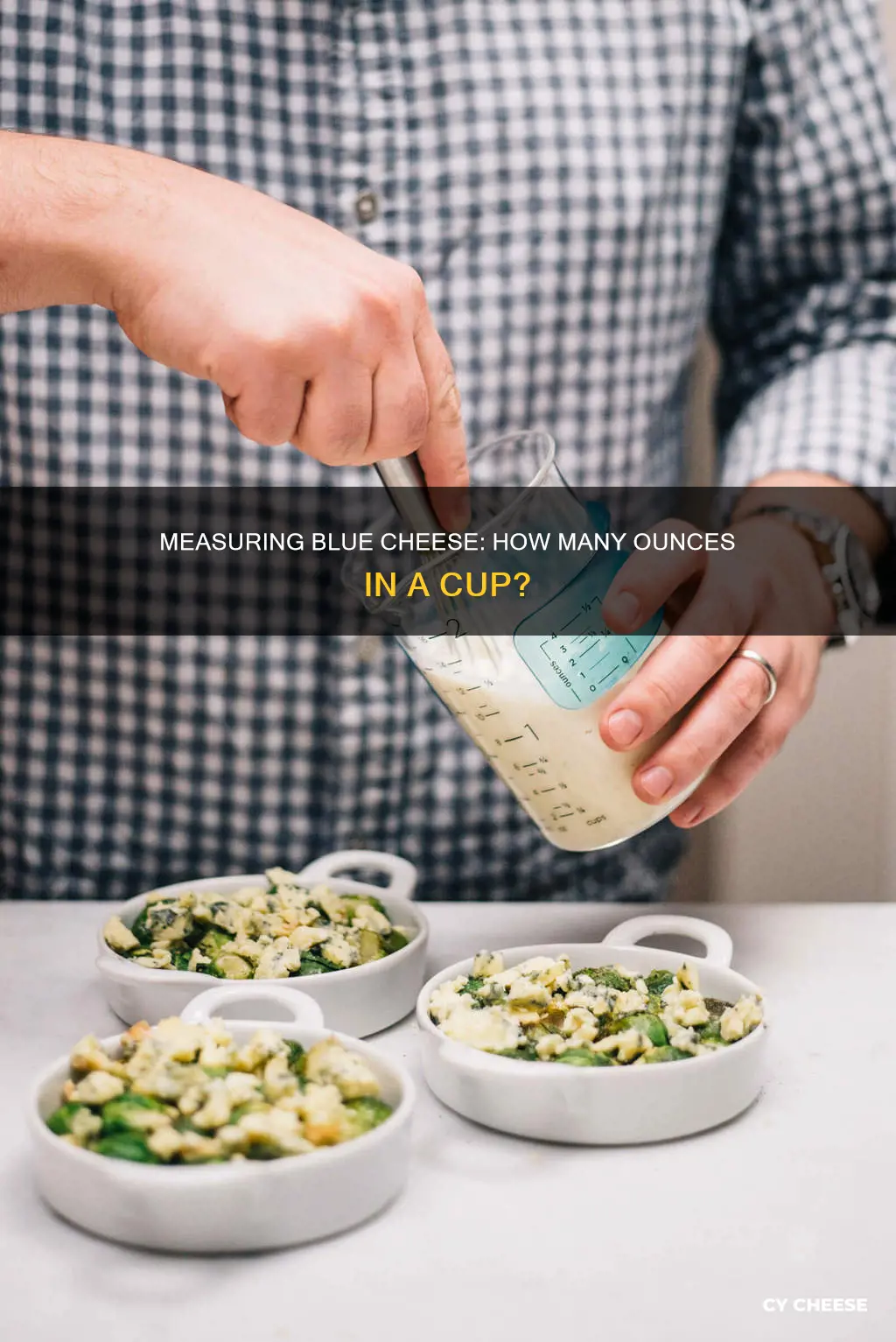 how many ounces are in a blue cheese cupo