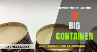 Cottage Cheese Container Size: Ounces in a Big Package