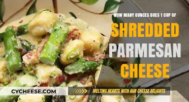 Shredded Parmesan Cheese: Cups to Ounces Conversion