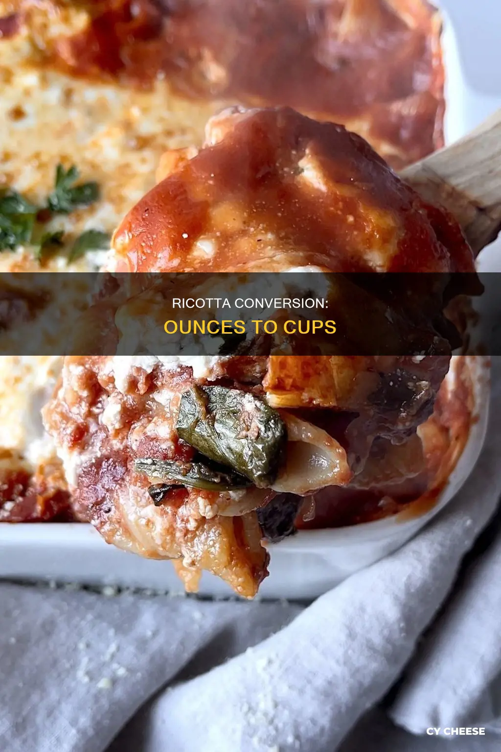 how many ounces for 10 cups of ricotta cheese