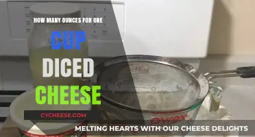 Cheese Conversion: Diced Cups to Ounces