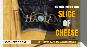 Deli Cheese Slices: Uncovering the Ounce Count in Every Slice