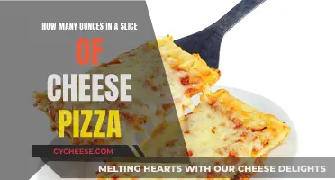 Cheese Pizza: How Many Ounces in a Slice?
