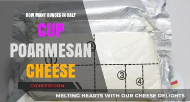 Measuring Parmesan Cheese: Ounces in Half a Cup