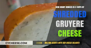 Measuring Shredded Gruyere Cheese: Cups to Ounces