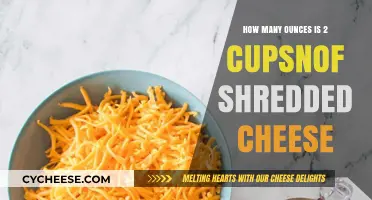 Converting Cups to Ounces: Shredded Cheese Measurement Guide