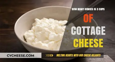 Converting Cottage Cheese: 3 Cups to Ounces Explained