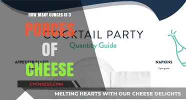 Understanding Cheese Portions: How Many Ounces Are in 3 Servings?