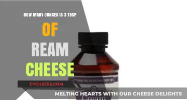 Converting Cream Cheese: How Many Ounces in 3 Tablespoons?