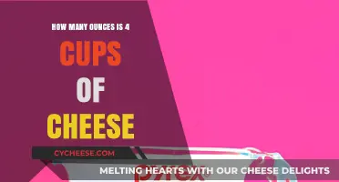 Cheese Conversion: Cups to Ounces