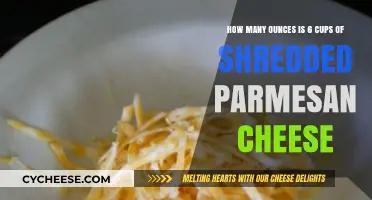 Shredded Parmesan Cheese: Cups to Ounces Conversion