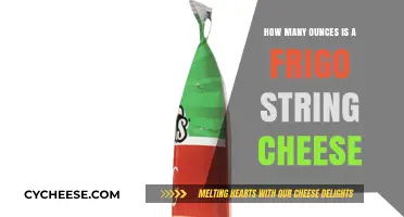 Frigo String Cheese Serving Size: How Many Ounces Per Stick?