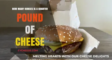 Quarter Pound of Cheese: Understanding Ounces in Simple Measurements