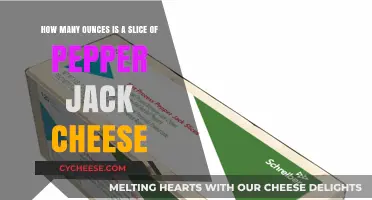 Slice Size Secrets: Ounces in Pepper Jack Cheese Revealed